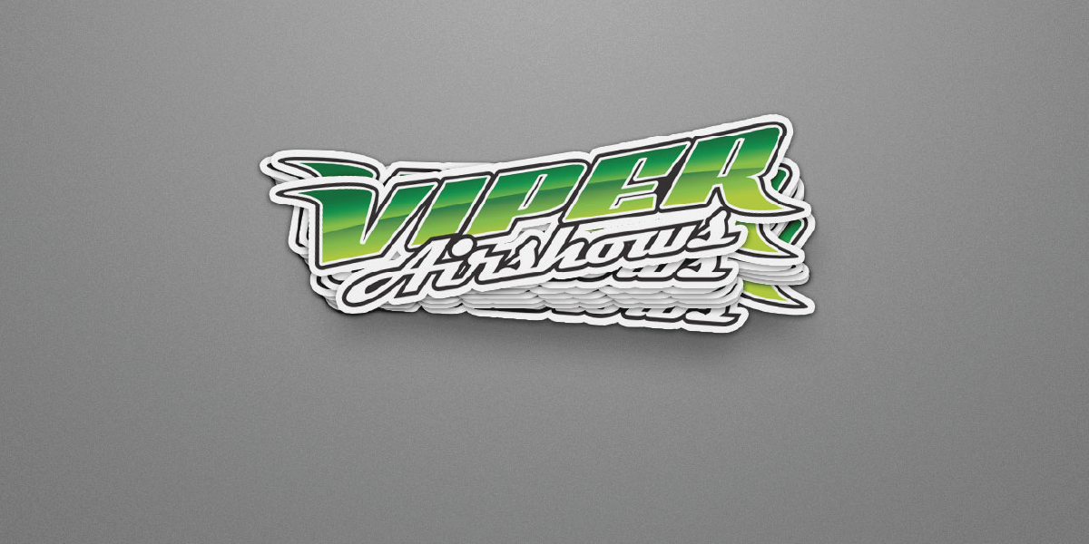 Viper Airshows logo stickers